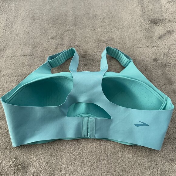 Brooks Dare Scoopback 2.0 DriLayer Sports Bra 38 C Blue - Picture 2 of 3